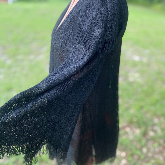 Vintage Damianou Fringed  Dress and Jacket - Picture 11 of 13